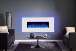 Radiance 100W White glass with purple glow